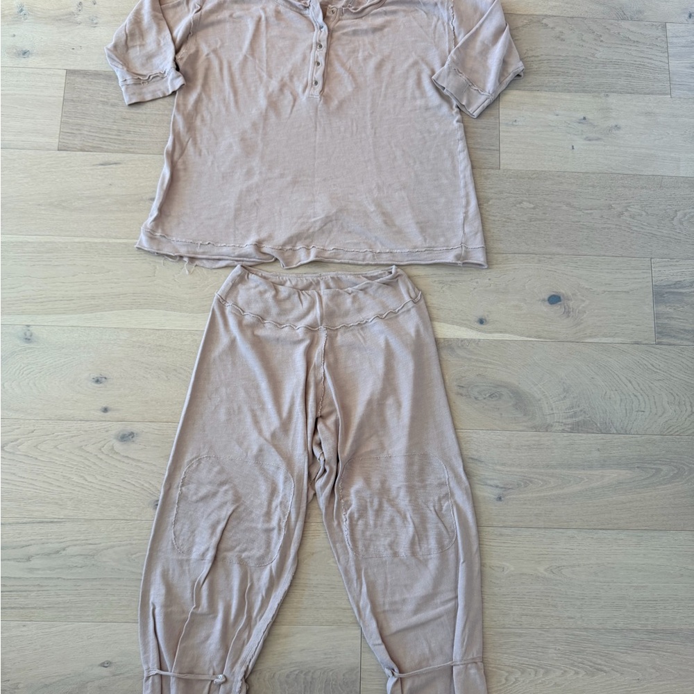Cozy Cream Pajama Set